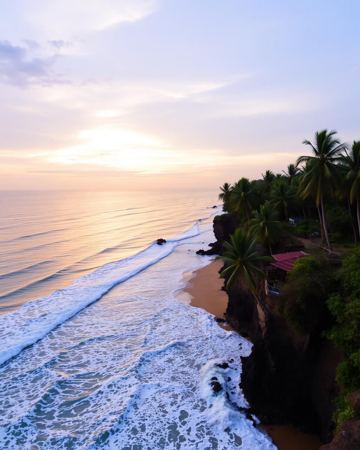 Varkala — Beach · Cliff · Cafés · Backpacker Life